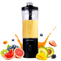 InstaCuppa Stainless Steel Portable Blender for Smoothies & Juices,Mixer Juicer that Crushes Ice,Electric Shaker USB Rechargeable Battery with 4000 mAh 230 Watts Motor,500 ML Juice Maker,Black