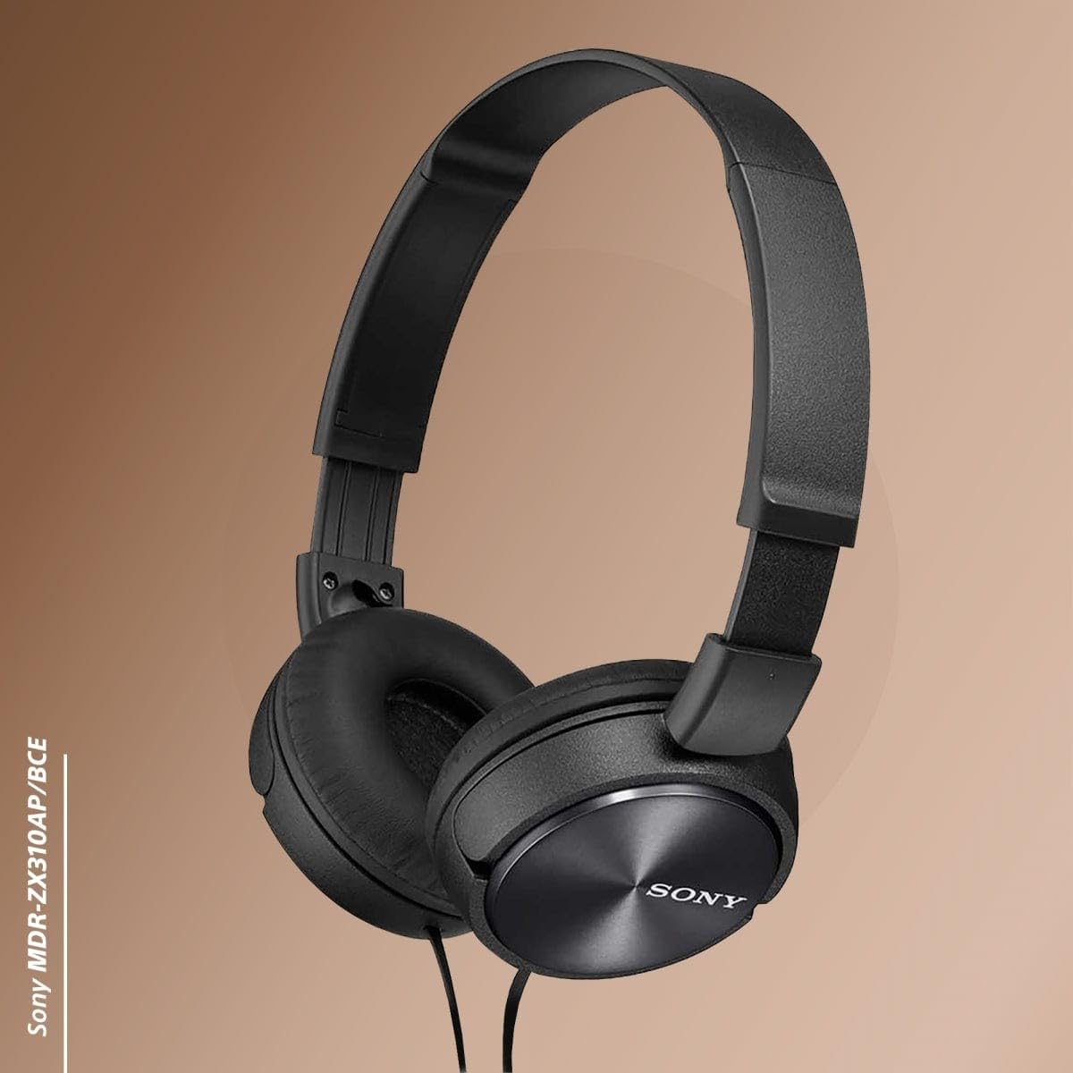 Sony ZX Series MDR-ZX310AP Wired Headband Stereo On Ear Headset -Black