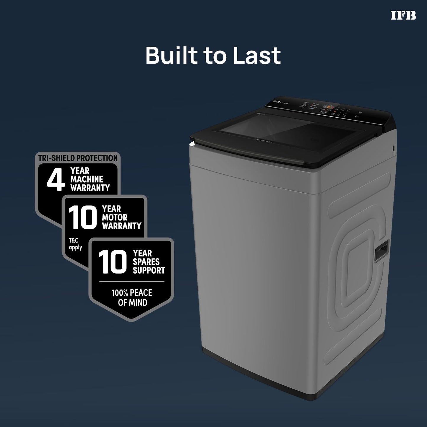 IFB 7 Kg 5 Star with Deep Clean® Technology, AI Powered, Fully Automatic Top Load Washing Machine (TL701MG1, ActivMix, Aqua Energie, Med Grey)