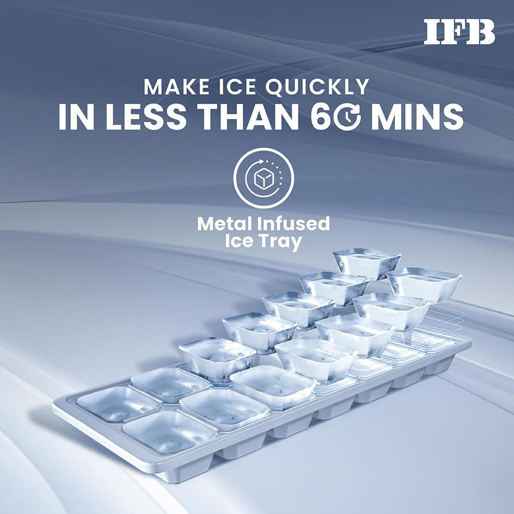 IFB 187L 4 Star Direct Cool Advanced Inverter Single Door Refrigerator (IFBDC-2134DBNED, Divine Bliss-Blue, Humidity Controller, Extraordinary Space with Base Drawer)