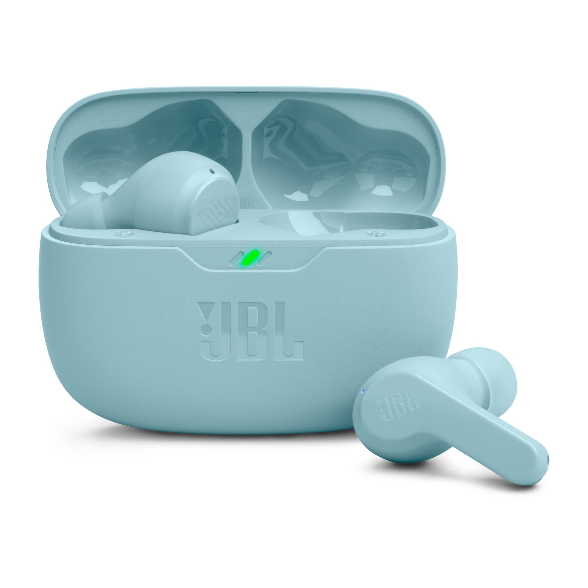 JBL Vibe Beam in-Ear Wireless Earbuds (TWS) with Mic,App for Customized Extra Bass Eq,32 Hours Battery&Quick Charge,Ip54 Water&Dust Resistance,Ambient Aware&Talk-Thru,Google Fastpair (Black)