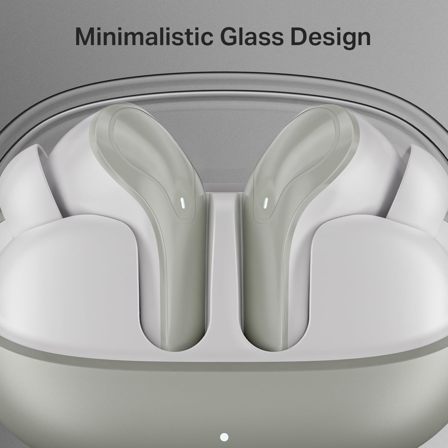 boAt Airdopes Plus 311 (2025 Launch), Glass Design, Dual Mics ENx, Fast Charge, 50 Hrs Battery, Low Latency, IPX4, Bluetooth Earbuds, TWS Ear Buds Wireless Earphones with mic (Ash Grey)