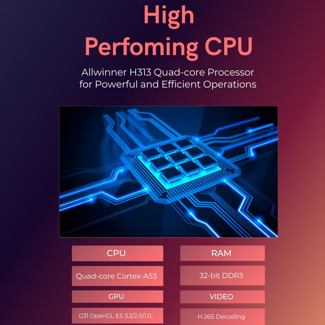 X9 Android Mini PC: 4K UHD, 2GB RAM, 16GB Storage, WiFi 6 & BT 5.0, Android 10