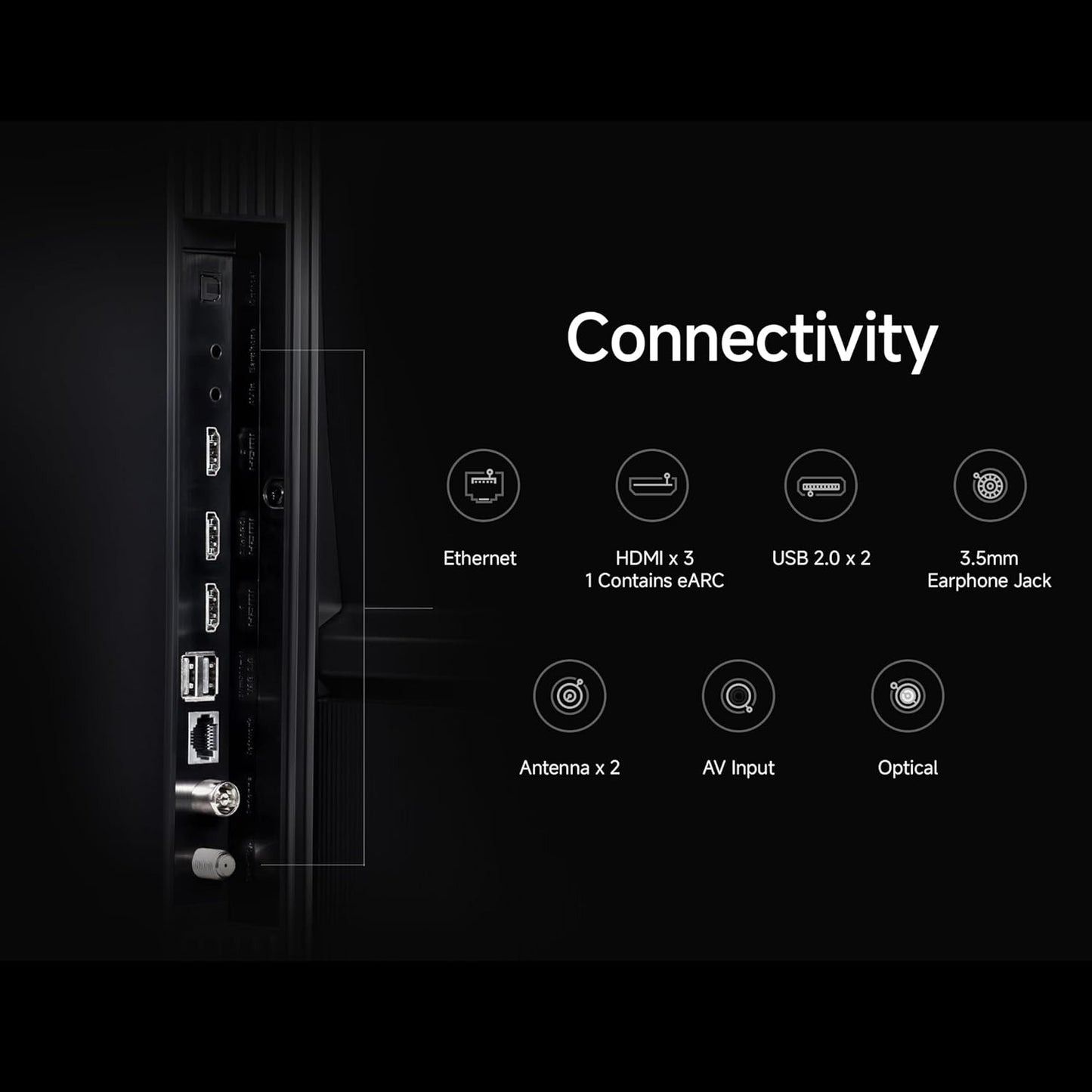 Xiaomi 138 cm (55 inch) X Ultra HD 4K Smart Google LED TV L55MB-AIN