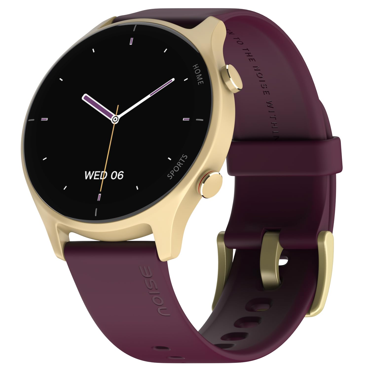 Noise Twist Round dial Smart Watch with Bluetooth Calling, 1.38" TFT Display, up-to 7 Days Battery, 100+ Watch Faces, IP68, Heart Rate Monitor, Sleep Tracking (Jet Black)