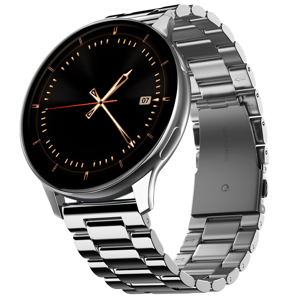 Noise Vortex Plus 1.46 AMOLED Display, AoD, BT Calling, Sleek Metal Finish, 7 Days Battery Life, All New OS with 100+ Watch Faces & Health Suite (Black)