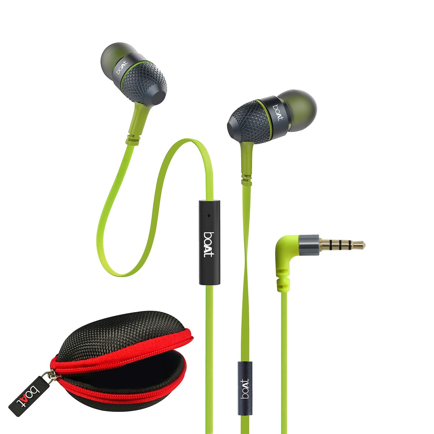Boat BassHeads 225 in-Ear Super Extra Bass Headphones (Black)