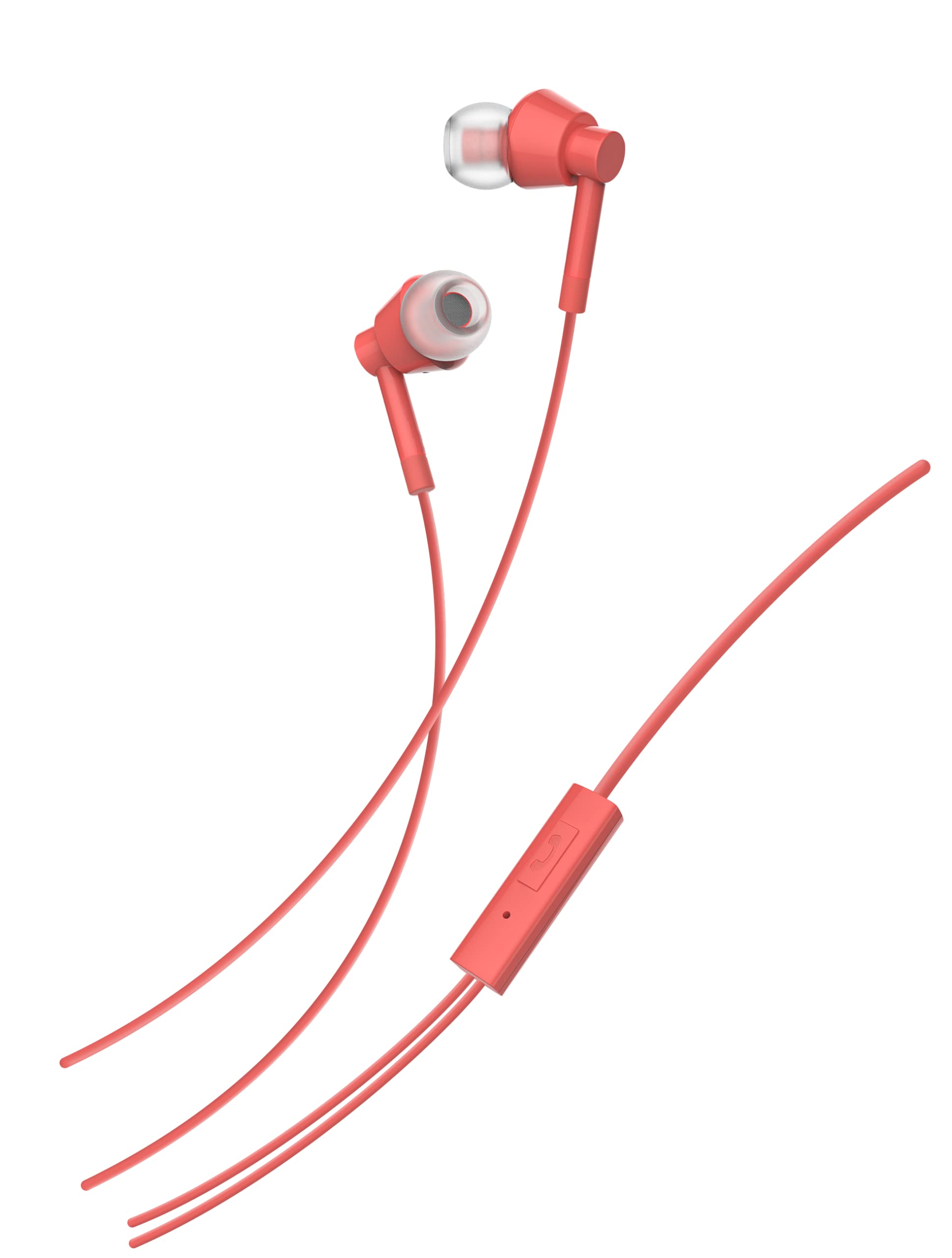 Nokia Wired Buds (Wb-101) With Powerful Bass Performance, Wired In Ear Earphones With Mic For Clear Voice Calls Virtual Assistant Control Enabled Angled Acoustic Tubes For Comfortable Secure Fit,Black