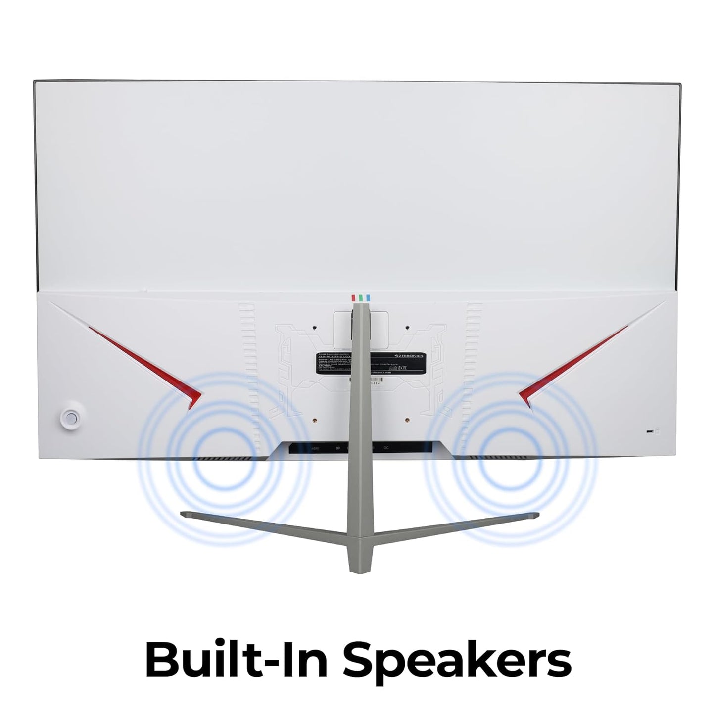 ZEBRONICS AC32FHD LED, Gaming Monitor, 32 inch (81.28cm), 300 nits, 165hz, 1800R Curved wide screen, FHD, 1080p, Wall Mountable, HDMI, DisplayPort, USB Port, Metal stand, Built-in Speakers