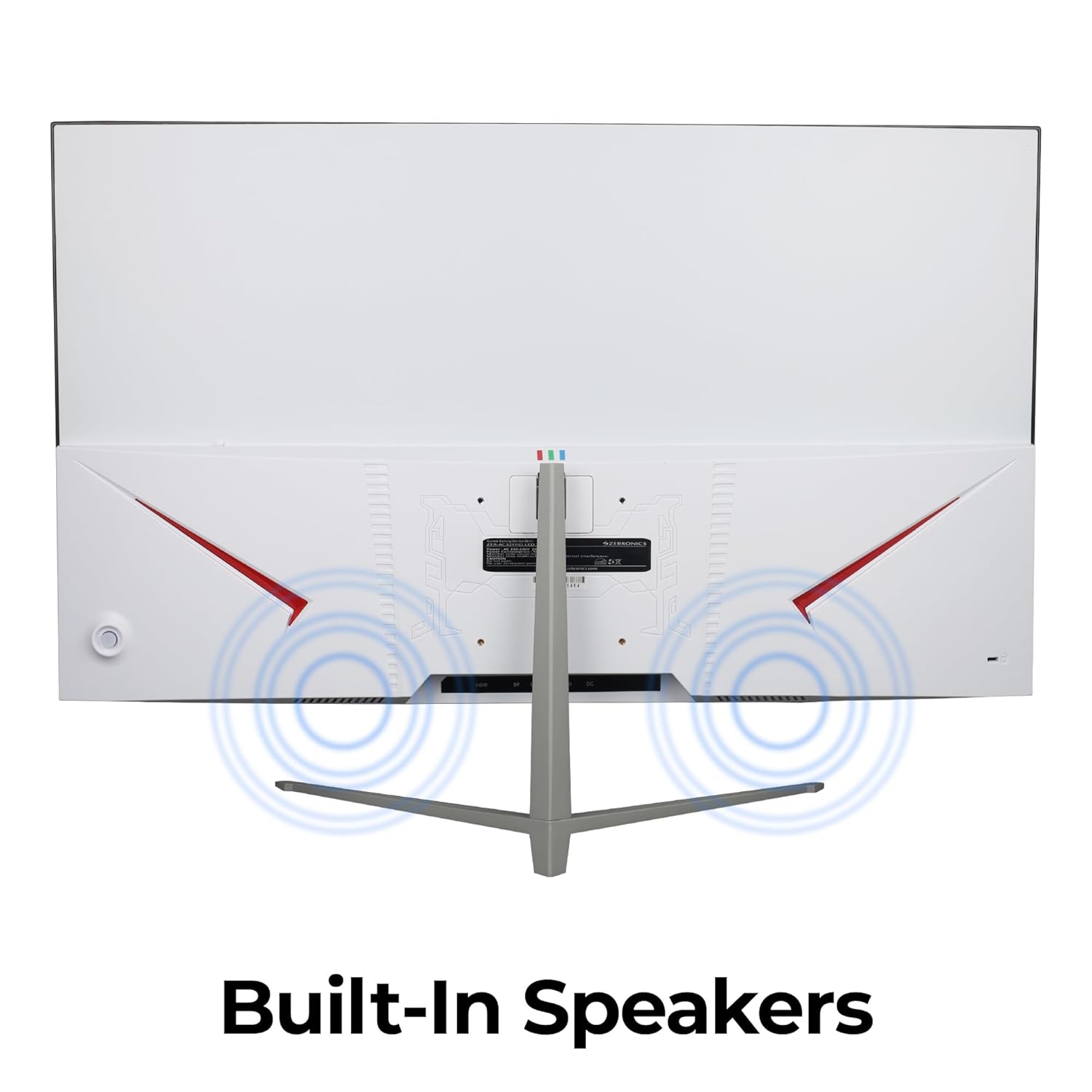 ZEBRONICS AC32FHD LED, Gaming Monitor, 32 inch (81.28cm), 300 nits, 165hz, 1800R Curved wide screen, FHD, 1080p, Wall Mountable, HDMI, DisplayPort, USB Port, Metal stand, Built-in Speakers