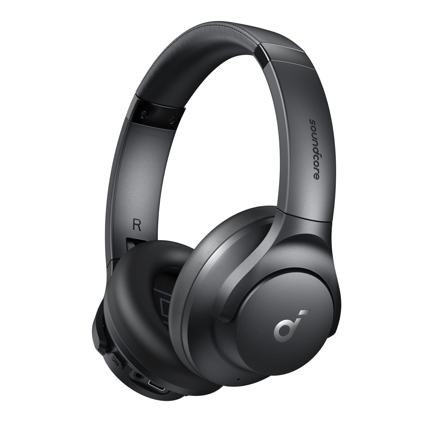 soundcore by Anker Q20i Wireless Bluetooth Over-Ear Headphones with Hybrid Active Noise Cancelling, 40h Playtime in ANC Mode, Hi-Res Audio, Deep Bass, Personalization via App (Black)