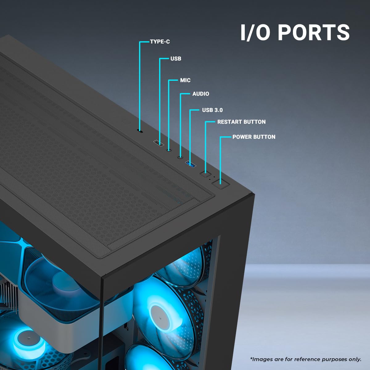 Ant PC Gaming Pc Argentine RZ9700X Ryzen 7 9700X|B840 Chipset WiFi+Bluetooth|32GB DDR5 RAM 5200Mhz| RTX 5070 12GB|1TB Nvme M.2 SSD Gen4|240MM AIO|Mid Tower RGB Cabinet|Windows 11 Home Trial