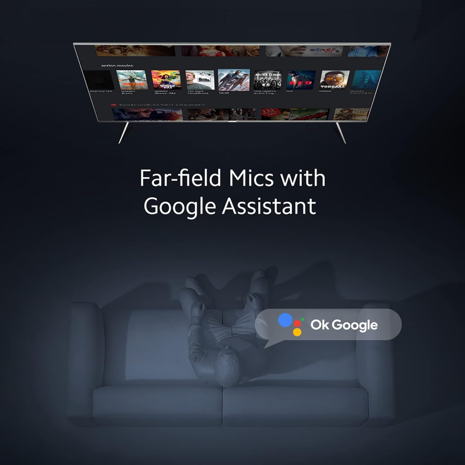 Mi 108 cm (43 inches) 5X Series 4K LED Smart Android TV with Dolby Vision & 30W Dolby Atmos (Grey)