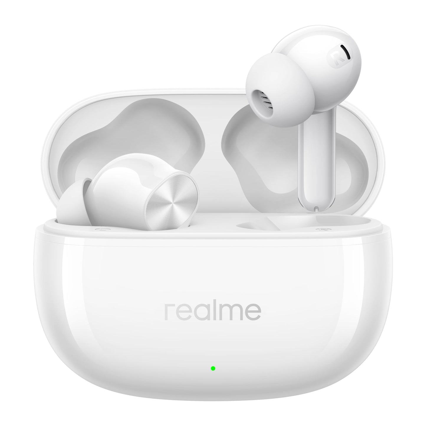 realme Buds T200 Lite Bluetooth in Ear Earbuds,4 Mic, AI ENC for Calls,48 Hours Total Playback with Fast Charging and Low Latency Gaming TWS,Google Fast Pair, with mic (Volt Black)
