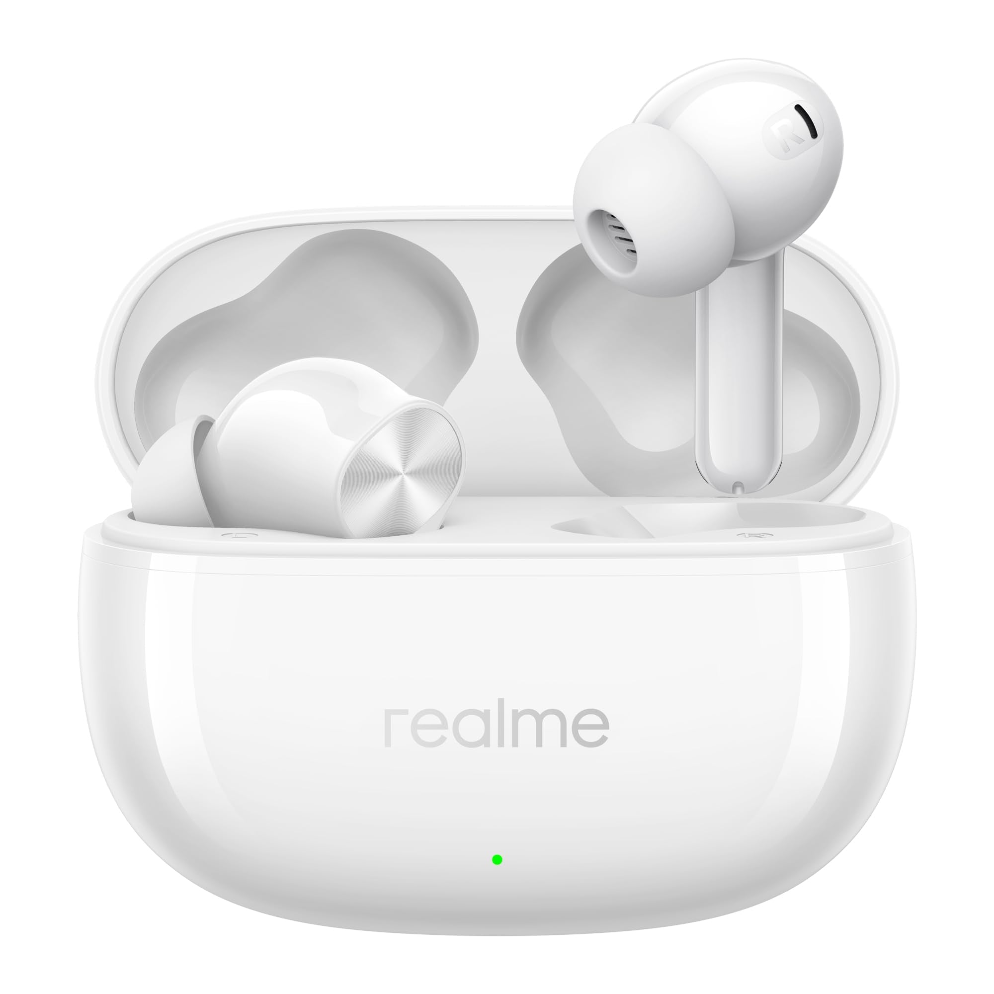 realme Buds T200 Lite Bluetooth in Ear Earbuds,4 Mic, AI ENC for Calls,48 Hours Total Playback with Fast Charging and Ultra Low Latency Gaming TWS,Google Fast Pair,with mic (Aurora Purple)