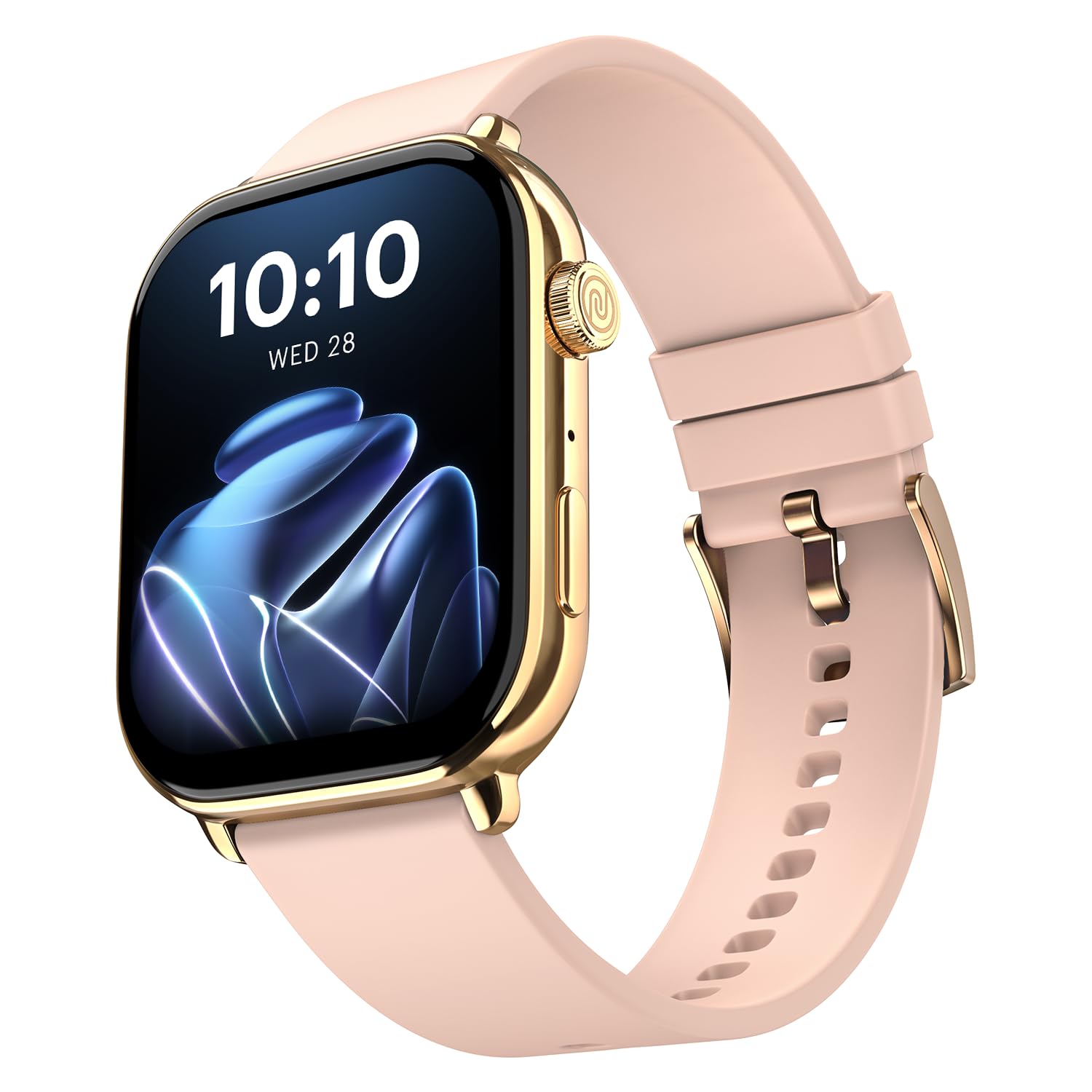 Noise Pulse 4 Max Smart Watch with AI Create (India's 1st Ever with Unlimited Watch Faces), AI Search, 1.96" AMOLED Display, Functional Crown, Premium Metallic Finish, Health Suite (Jet Black)