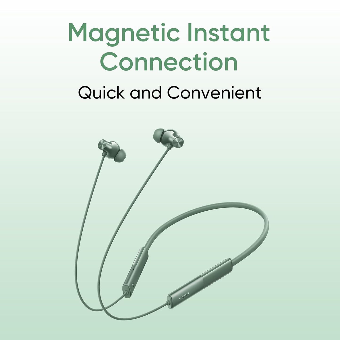 realme Buds Wireless 3 Neo in Ear Bluetooth Neckband with 13.4 Mm Dynamic Bass Boost Driver,Upto 32 Hours Playback,Fast Charge,Ai Enc,45Ms Low Latency,Ip55 Dust&Water Resistannt&Bluetooth V 5.4 Green