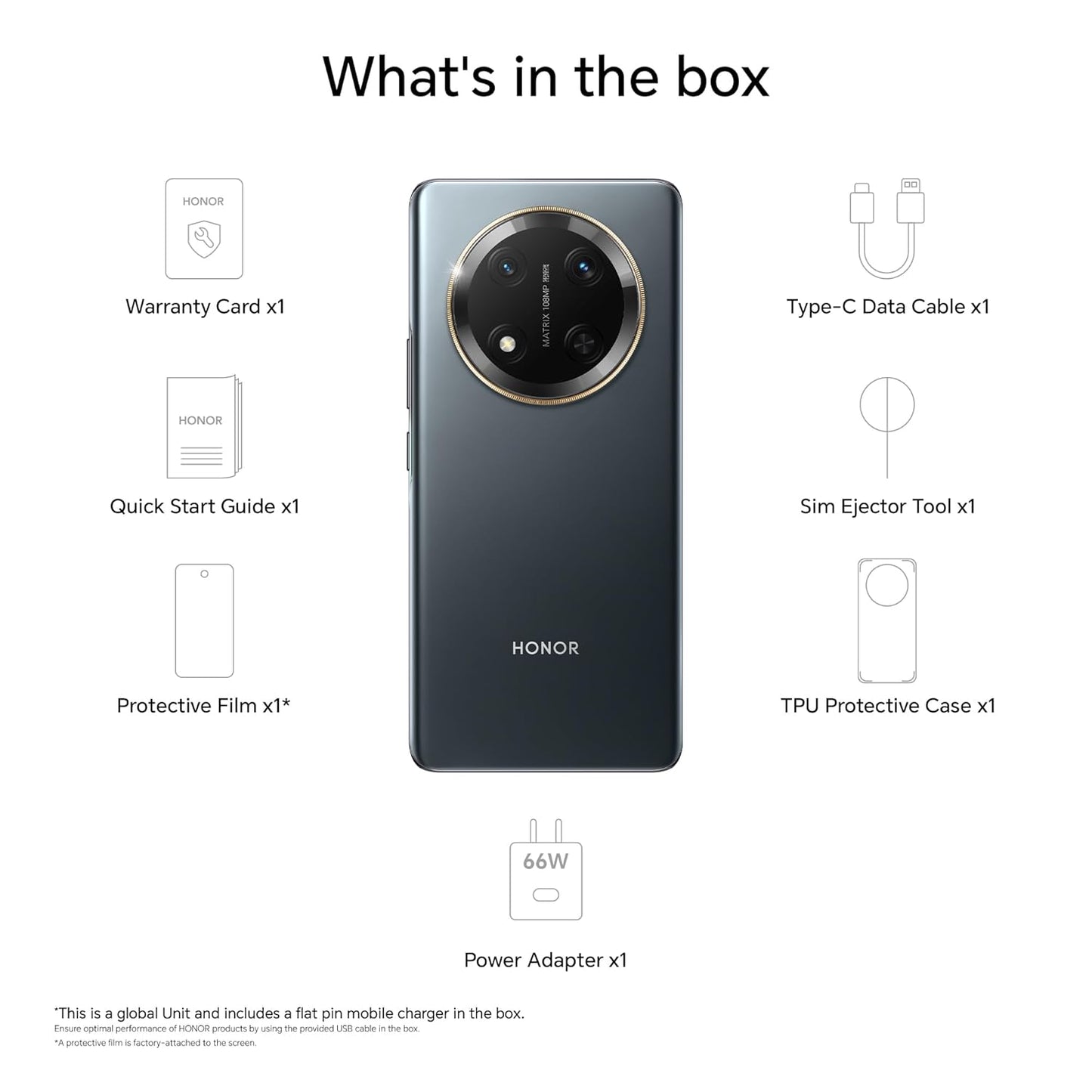 HONOR X9c 5G Dual SIM (8GB RAM, 256GB Storage) | Ultra Durable | 108MP AI OIS Camera | 6600mAh Battery | 3840Hz Risk-Free Dimming Display | with Charger (Titanium Black)