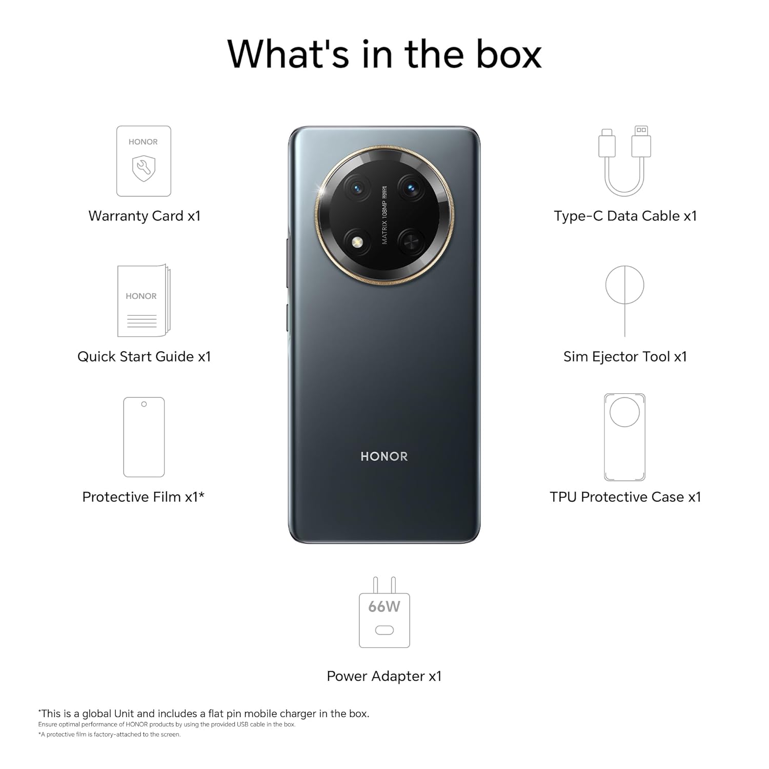 HONOR X9c 5G Dual SIM (8GB RAM, 256GB Storage) | Ultra Durable | 108MP AI OIS Camera | 6600mAh Battery | 3840Hz Risk-Free Dimming Display | with Charger (Titanium Black)