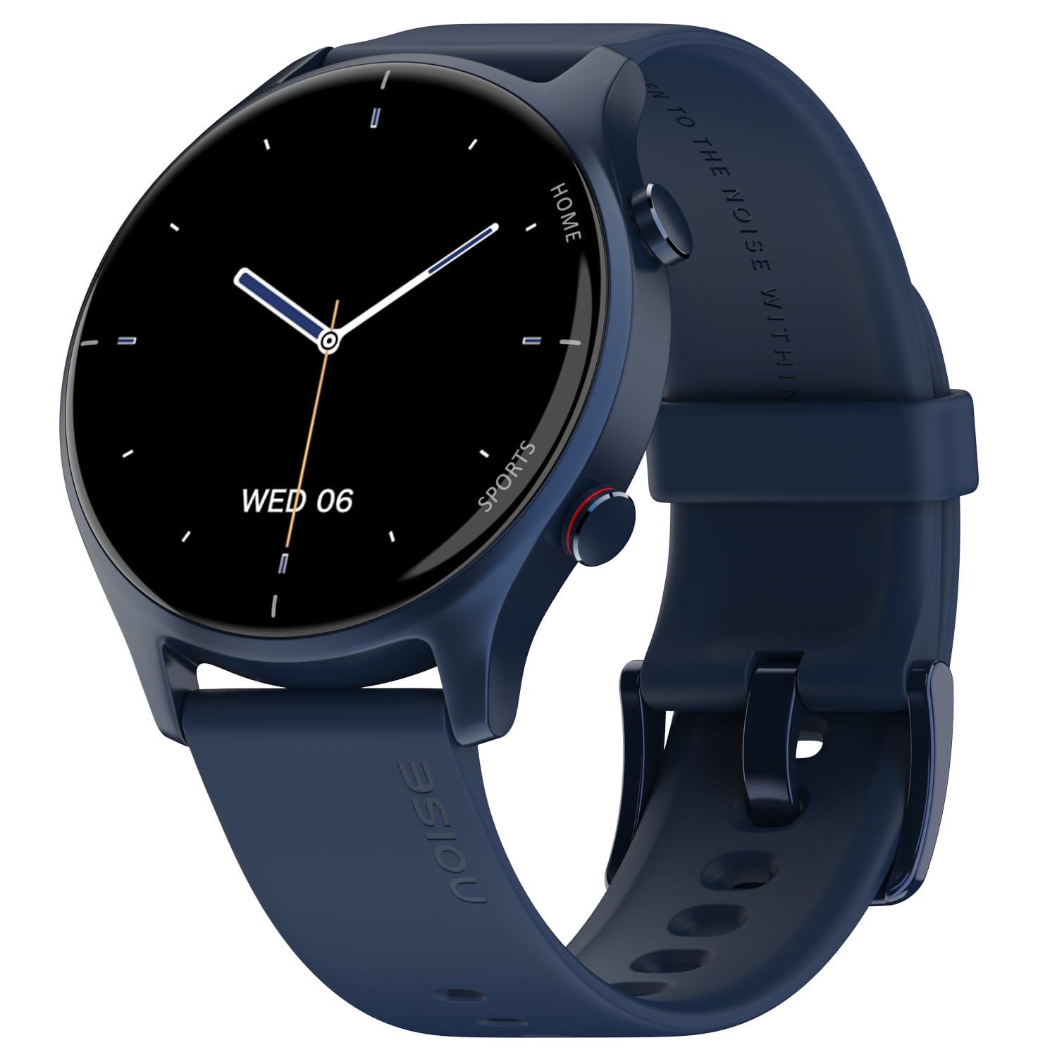 Noise Twist Round dial Smart Watch with Bluetooth Calling, 1.38" TFT Display, up-to 7 Days Battery, 100+ Watch Faces, IP68, Heart Rate Monitor, Sleep Tracking (Jet Black)