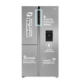 Haier 592L 3Star 3-Door Water Dispenser Side by Side Frost Free Refrigerator|Convertible|Smart Sense AI|Inverter|Digital Display Panel|Deo Fresh Technology (2025 Model, HRT-683WISU1, Inox Steel)