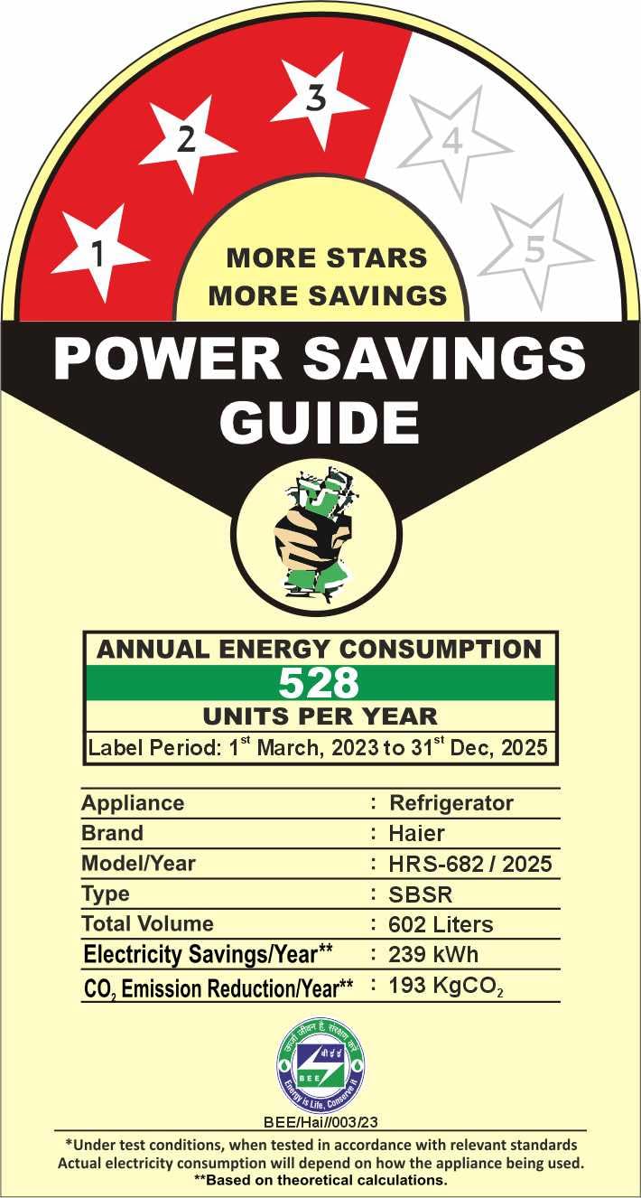 Haier 596L 2-Door Water Dispenser Side by Side Frost Free Refrigerator|Convertible|Smart Sense AI | Expert Inverter|Digital Display Panel | Deo Fresh Technology (HRS-682SWDU1, Shiny Silver)