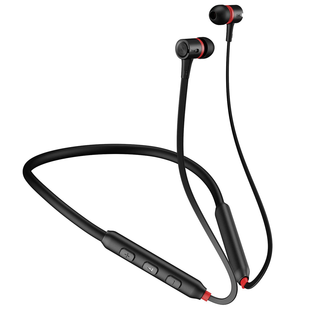 boAt Rockerz 245 v2 Pro, 30HRS Battery, ENx Tech, Fast Charge, Low Latency, Dual Pairing, Magnetic Ear Buds, IPX5, Type-C Interface, Bluetooth Neckband with Mic in Ear Earphones (Active Black)
