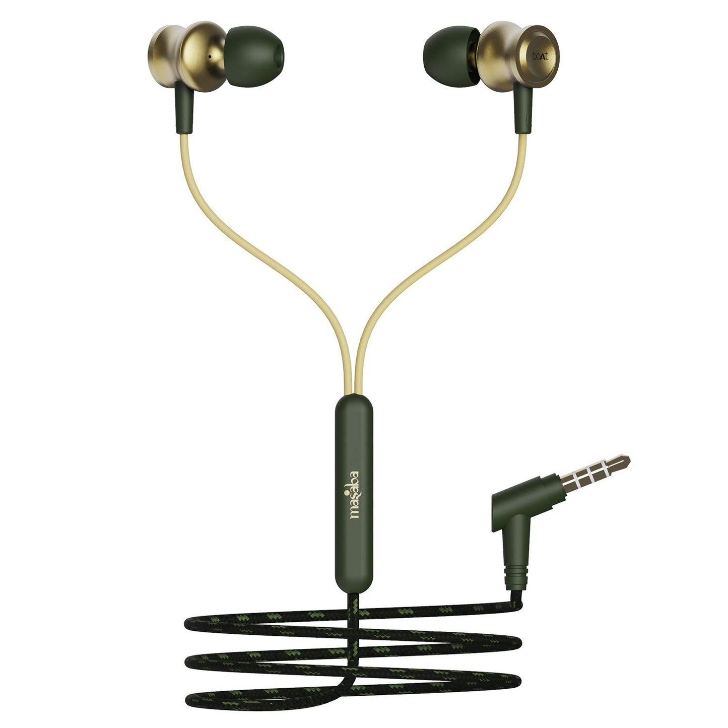 boAt Bassheads 152 in Ear Wired Earphones with Mic(Active Black)