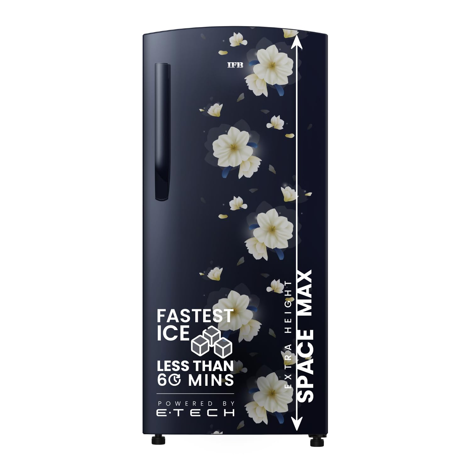 IFB 187L 2 Star Direct-Cool Single Door Refrigerator (IFBDC-2132NCSE, Blue) Extraordinary Storage with Humidity Controller