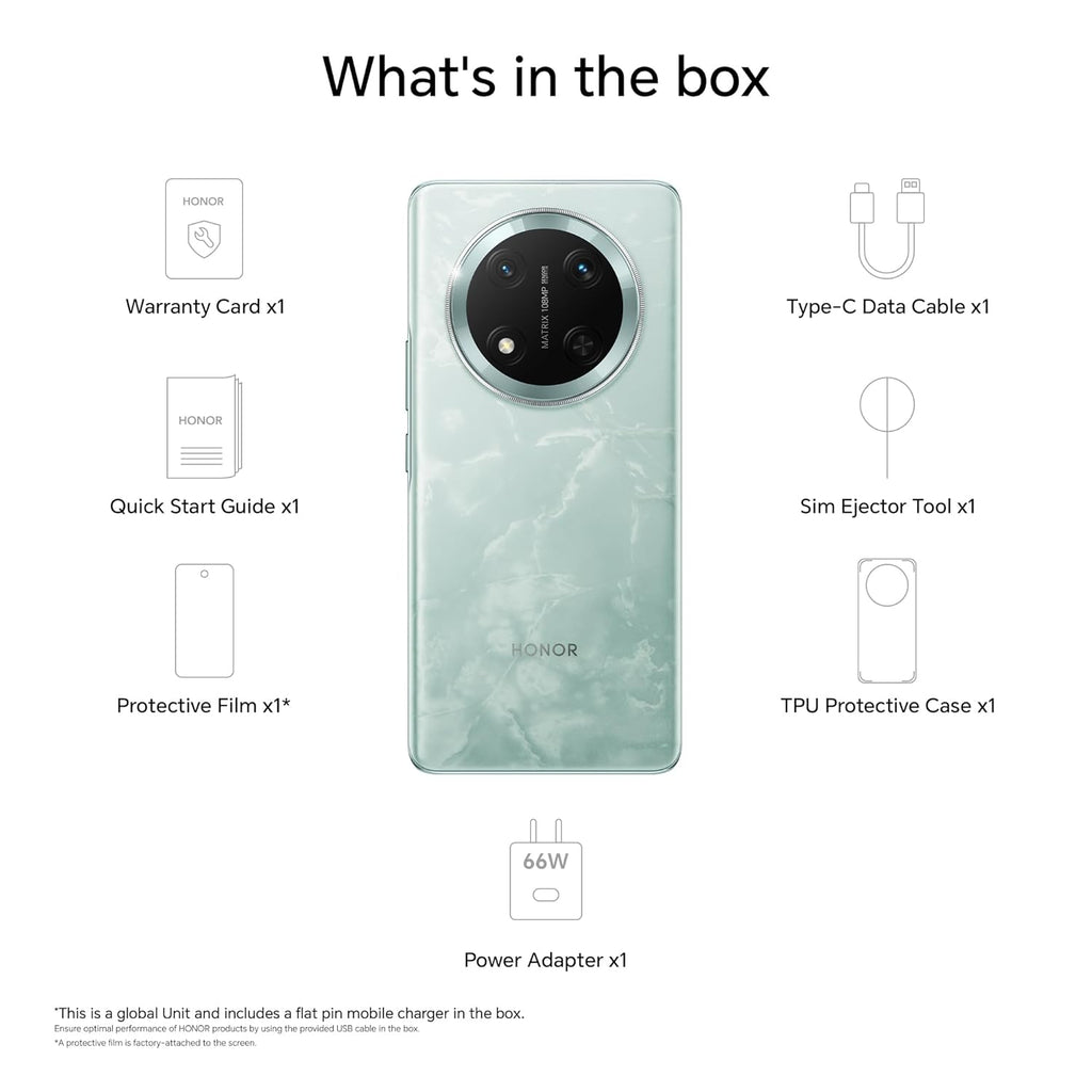 HONOR X9c 5G Dual SIM (8GB RAM, 256GB Storage) | Ultra Durable | 108MP AI OIS Camera | 6600mAh Battery | 3840Hz Risk-Free Dimming Display | with Charger (Jade Cyan)