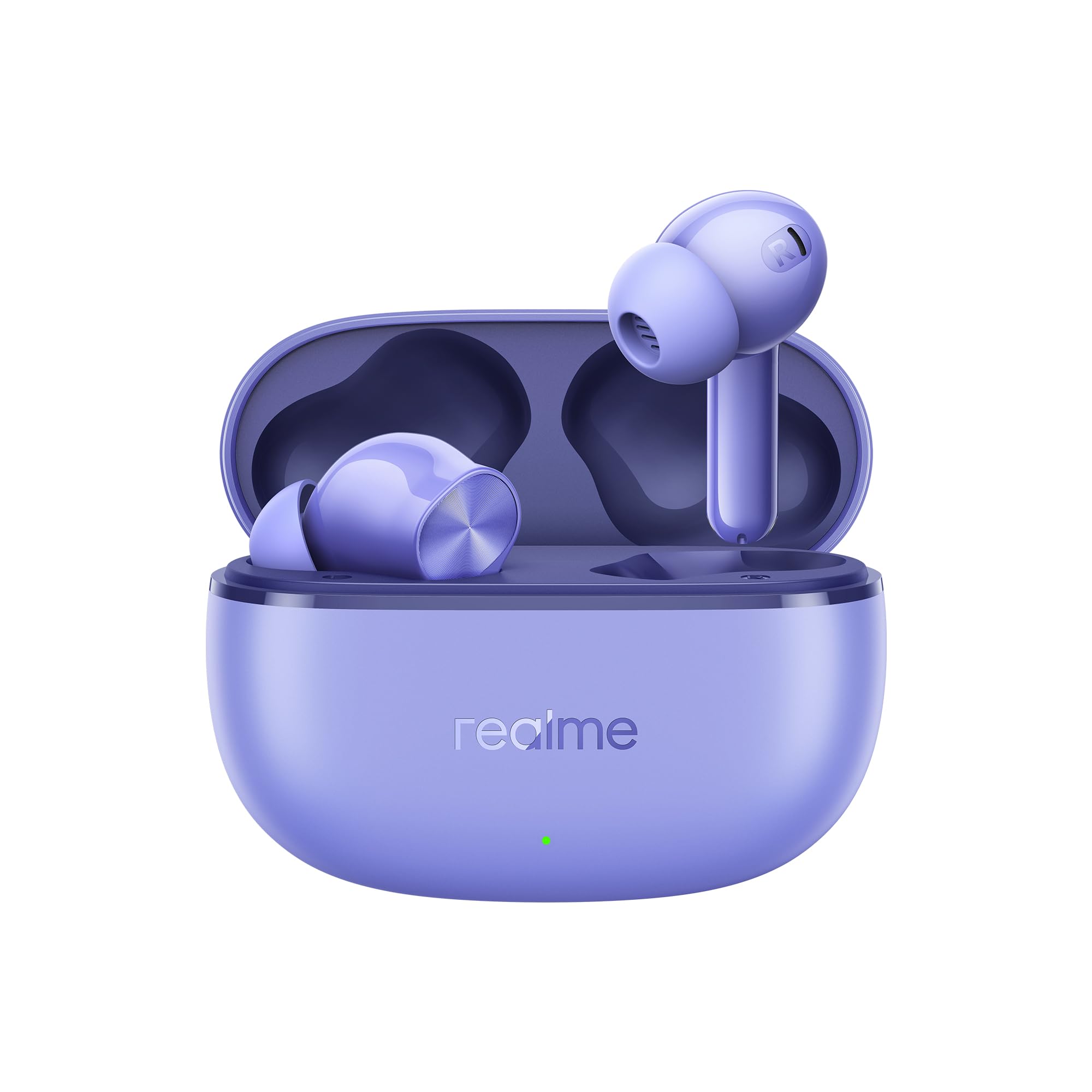 realme Buds T200 Lite Bluetooth in Ear Earbuds,4 Mic, AI ENC for Calls,48 Hours Total Playback with Fast Charging and Low Latency Gaming TWS,Google Fast Pair, with mic (Volt Black)