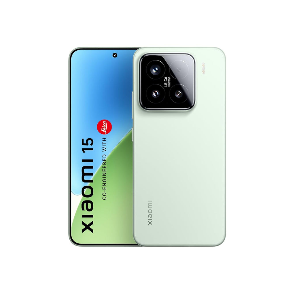 Xiaomi 15 (Green, 12GB/512GB)| 50 MP Leica Triple Camera | SD 8 Elite | 1.5K CrystalRes Dynamic 1-120 Hz AMOLED | Hyper AI