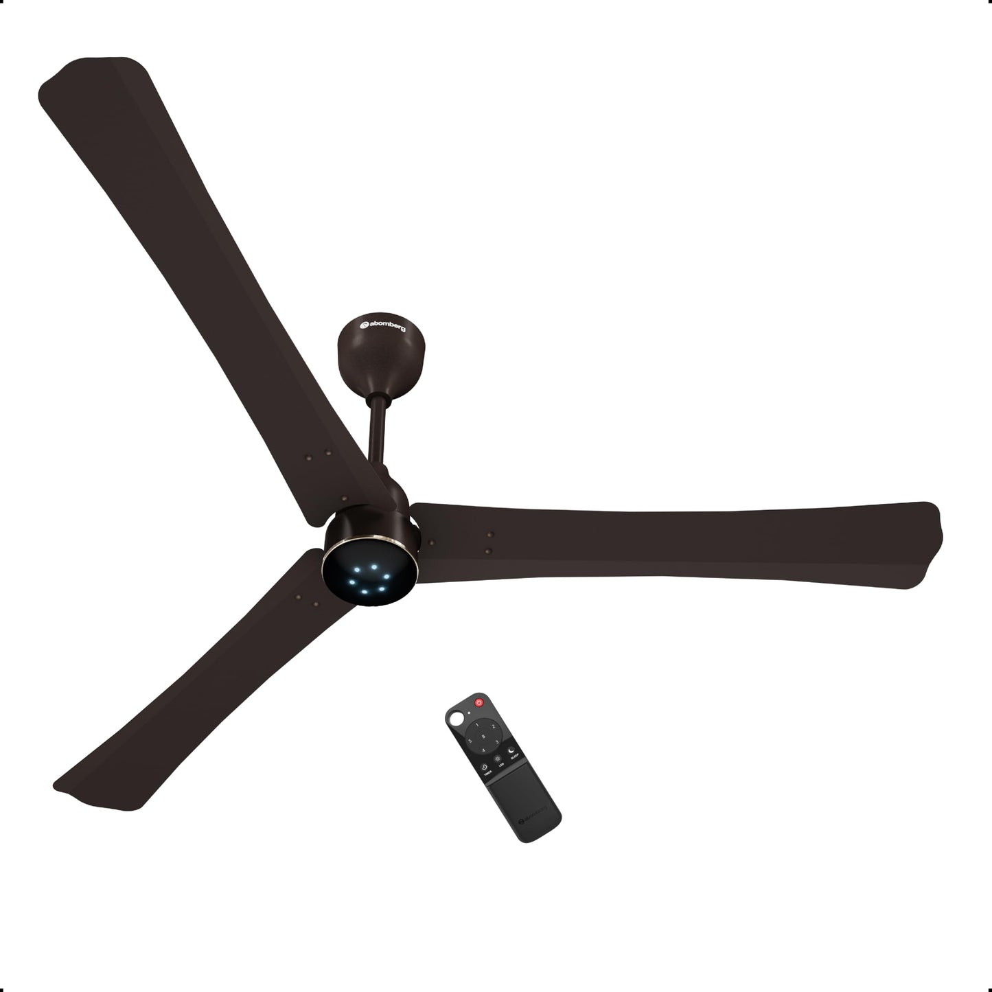 atomberg Renesa Halo Smart 1400mm BLDC Ceiling Fan with IoT & Remote | 5 star | High Air Delivery | Low noise operation | LED Speed Indicator | Sleek Design | 3 Year Warranty|Misty Teal