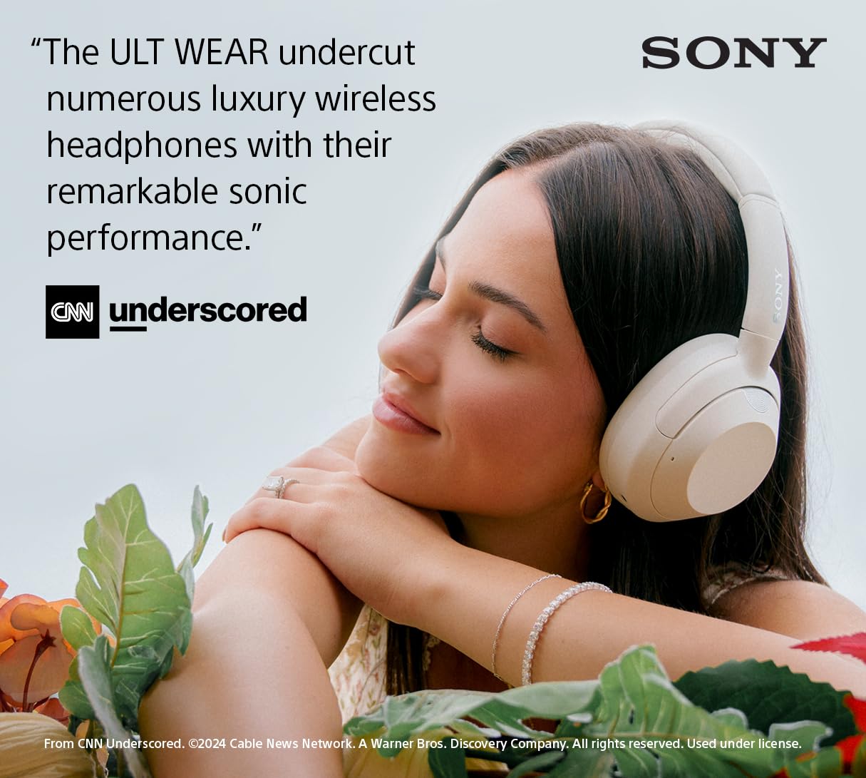 Sony ULT Wear WH-ULT900N Noise Cancellation Wireless Bluetooth Over Ear Headphones with Massive Bass, Up to 50Hrs Battery-Black