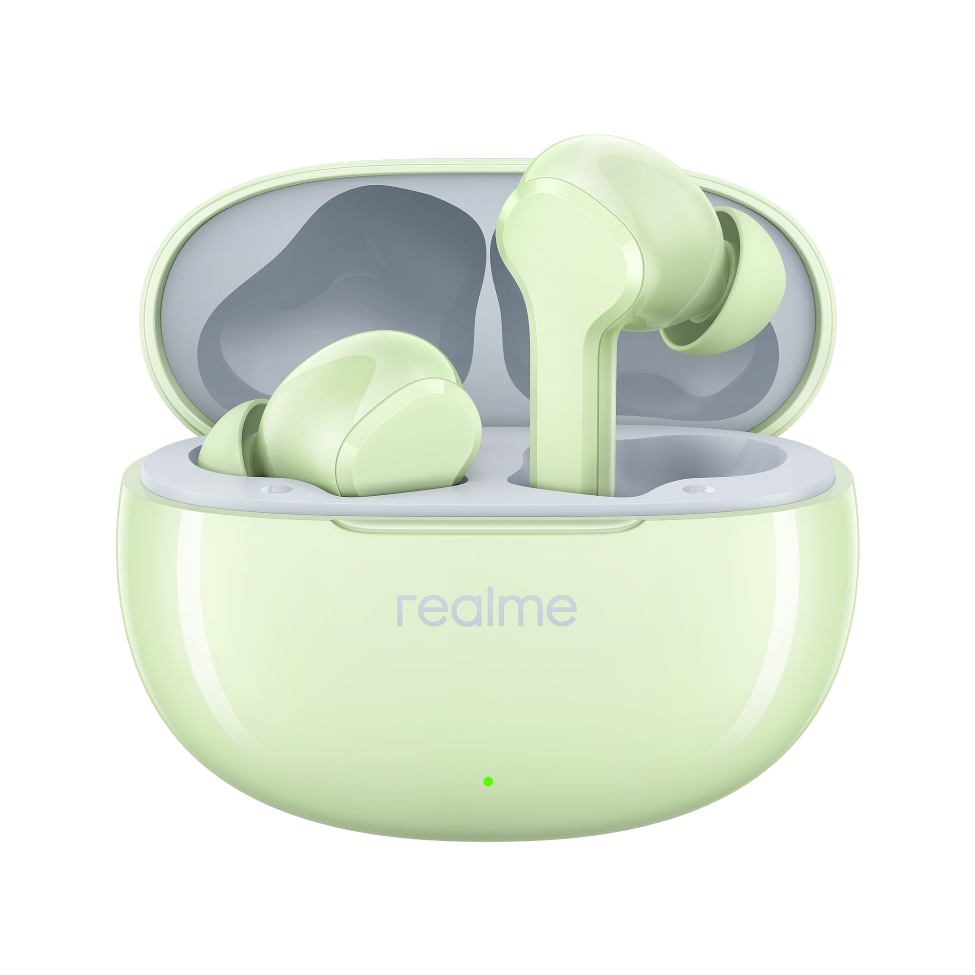 realme Buds T200 Lite Bluetooth in Ear Earbuds,4 Mic, AI ENC for Calls,48 Hours Total Playback with Fast Charging and Low Latency Gaming TWS,Google Fast Pair, with mic (Volt Black)