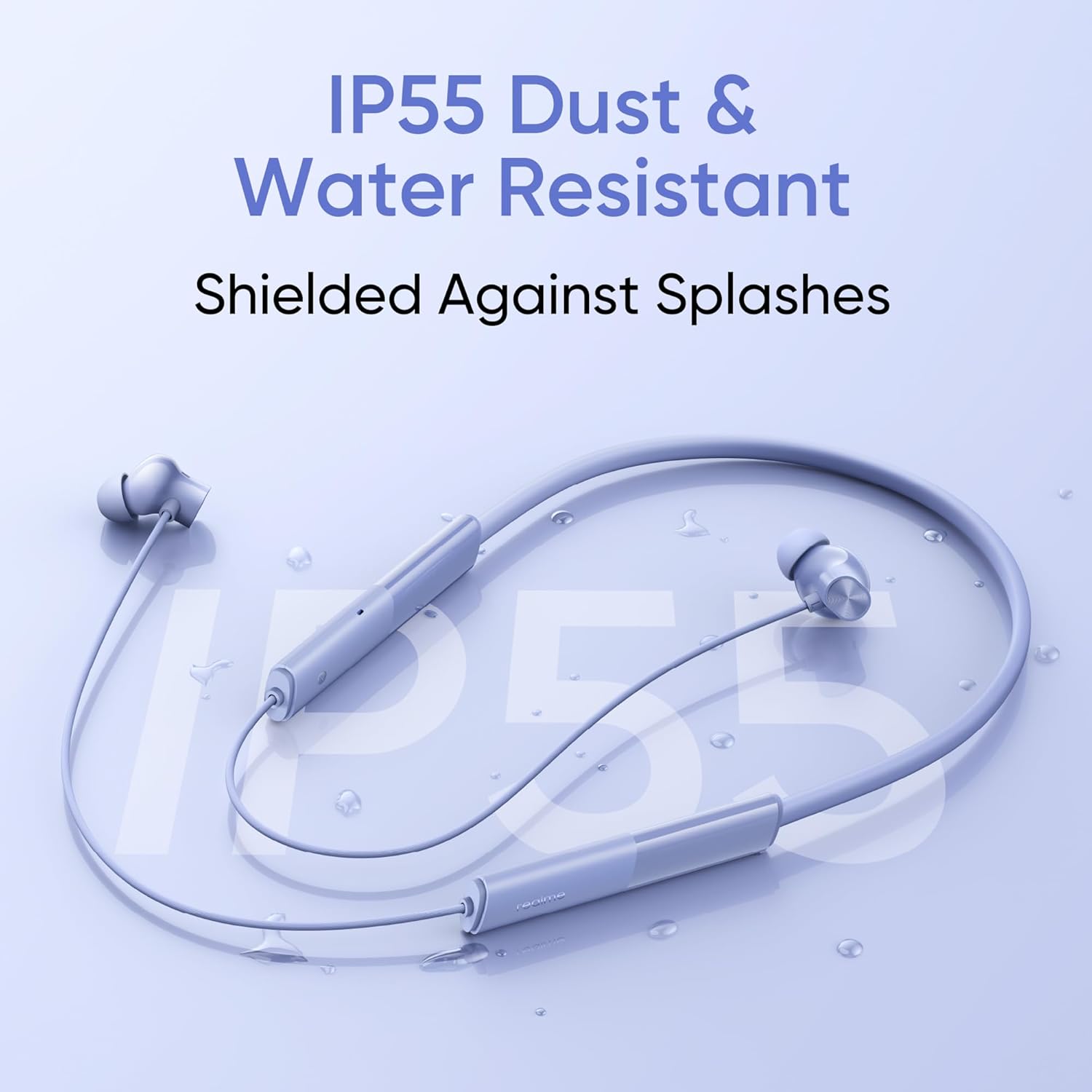 realme Buds Wireless 3 Neo in Ear Bluetooth Neckband with 13.4 Mm Dynamic Bass Boost Driver,Upto 32 Hours Playback,Fast Charge,Ai Enc,45Ms Low Latency,Ip55 Dust&Water Resistannt&Bluetooth V 5.4 Blue