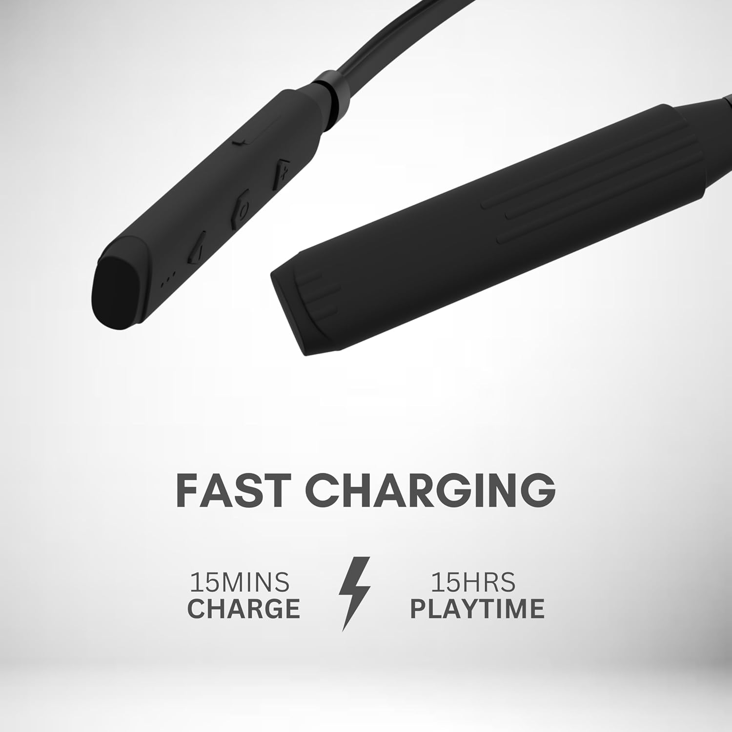 GZTOUCH BOOMM Bluetooth inEar Earphones with Mic, Bombastic Bass-12.4mm Drivers,15 Mins Charge-10Hrs Music,35Hrs Battery Fast Charge,IPX4Dust &Water Resistant,Low Latency,Magnetc buds,BTv5.3- ZETBLACK