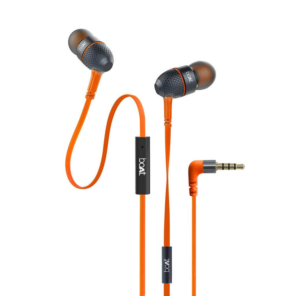 Boat BassHeads 225 in-Ear Super Extra Bass Headphones (Black)