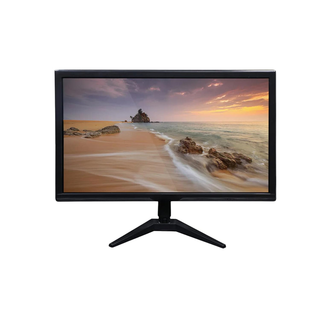 TECNICO Desktop Computer Set, Core i5 2400, 16GB RAM, 256GB SSD, 20-inch Monitor, RGB Tower, Keyboard, Mouse, Speakers