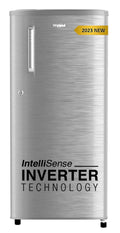 Whirlpool 184 L 4 Star Inverter Direct-Cool Single Door Refrigerator (205 WDE PRM 4S Inv MAGNUM STEEL-Z, Magnum Steel,Grey)