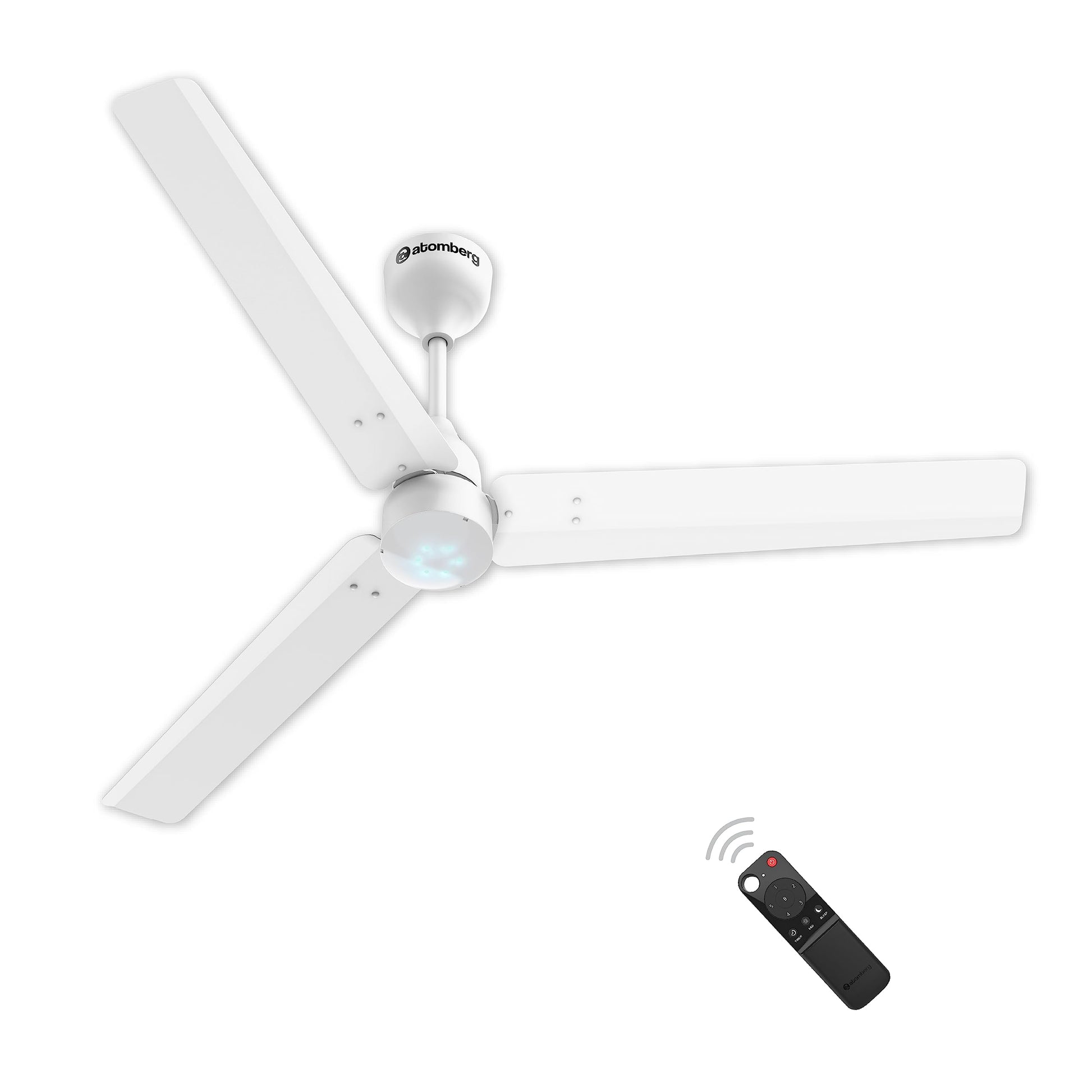 atomberg Renesa Enzel 1200mm BLDC Ceiling Fan with Remote Control | 5 star Rated Energy Efficient Fan | High Air Delivery with LED Indicators| 3 Year Warranty (Honey Maplewood)-Newly Launched in 2025