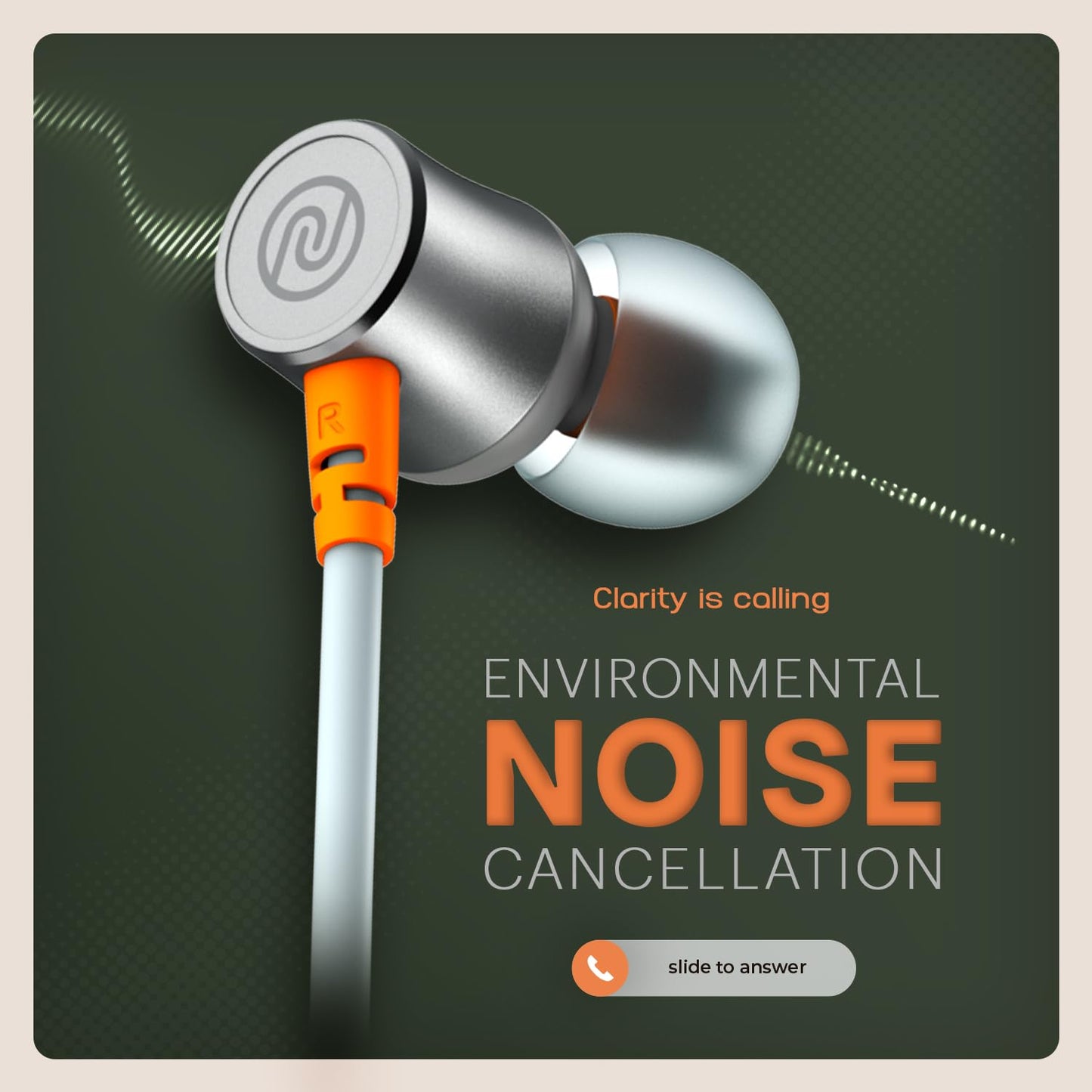 Noise Airwave Bluetooth in Ear Neckband with 50H of Playtime, 3 EQ Modes, ENC for Calling, Low Latency(Upto 50ms), 10mm Driver, BT v5.3(Ice Blue)