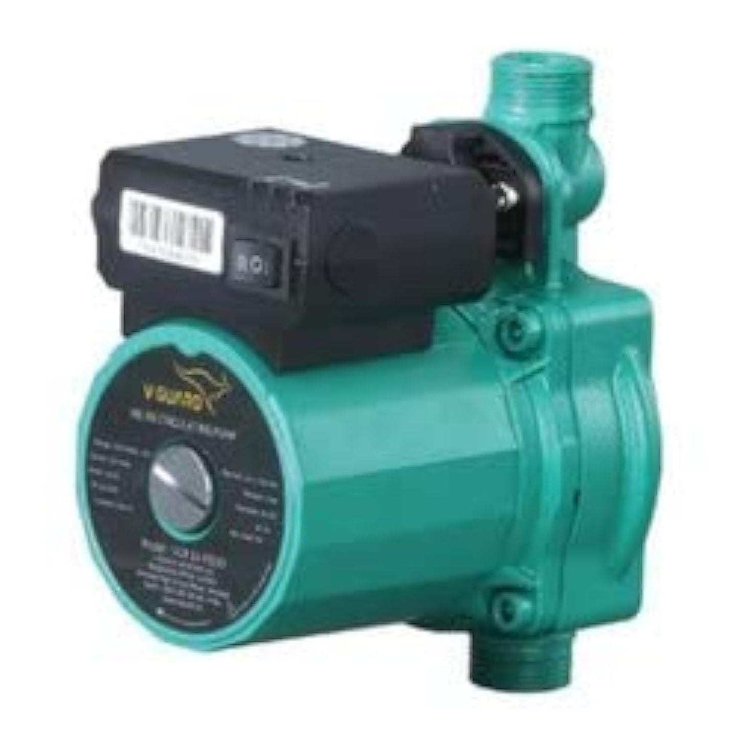 V-Guard VCB14-F030 Automatic Water Pressure Pump For Hot Water Circulation | Compatible With Washing Machine, RO, Shower | Energy Efficient | Compact Design | Multicolour