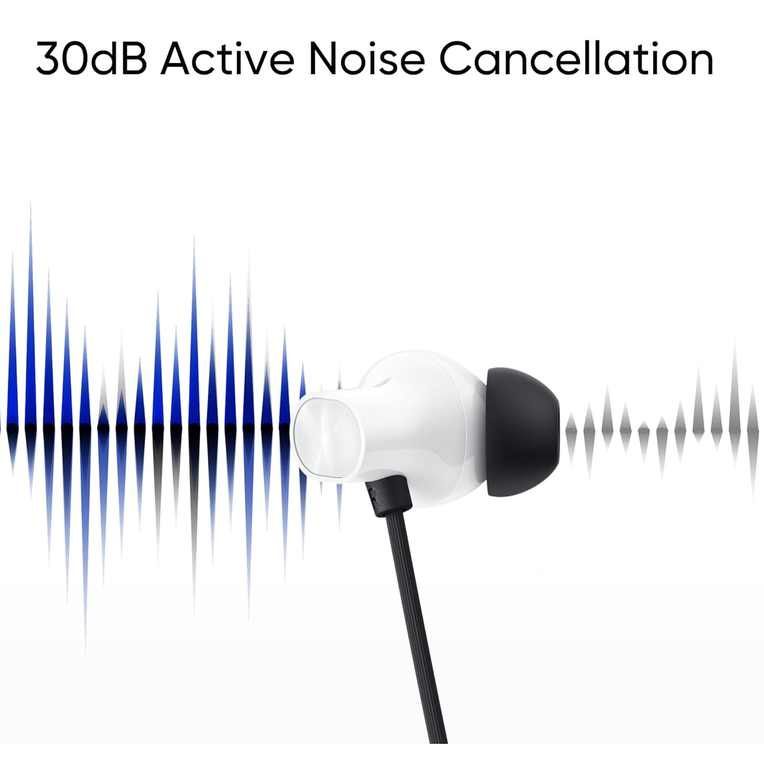 realme Buds Wireless 3 in Ear Bluetooth Headphones,30dB ANC, Spatial Audio,13.6mm Dynamic Bass Driver,Upto 40 Hours Playback, Fast Charging, 45ms Low Latency for Gaming,Dual Device Connection (Black)