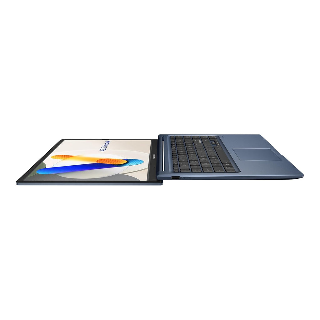 ASUS Vivobook 15, Intel Core i3-1315U, Thin & Light Laptop(Intel UHD iGPU/12GB RAM/512GB SSD/FHD/15.6"/60Hz/42Whrs/Windows 11/M365 Basic (1Year)*/Office Home 2024/Quiet Blue/1.7Kg) X1504VA-BQ332WS