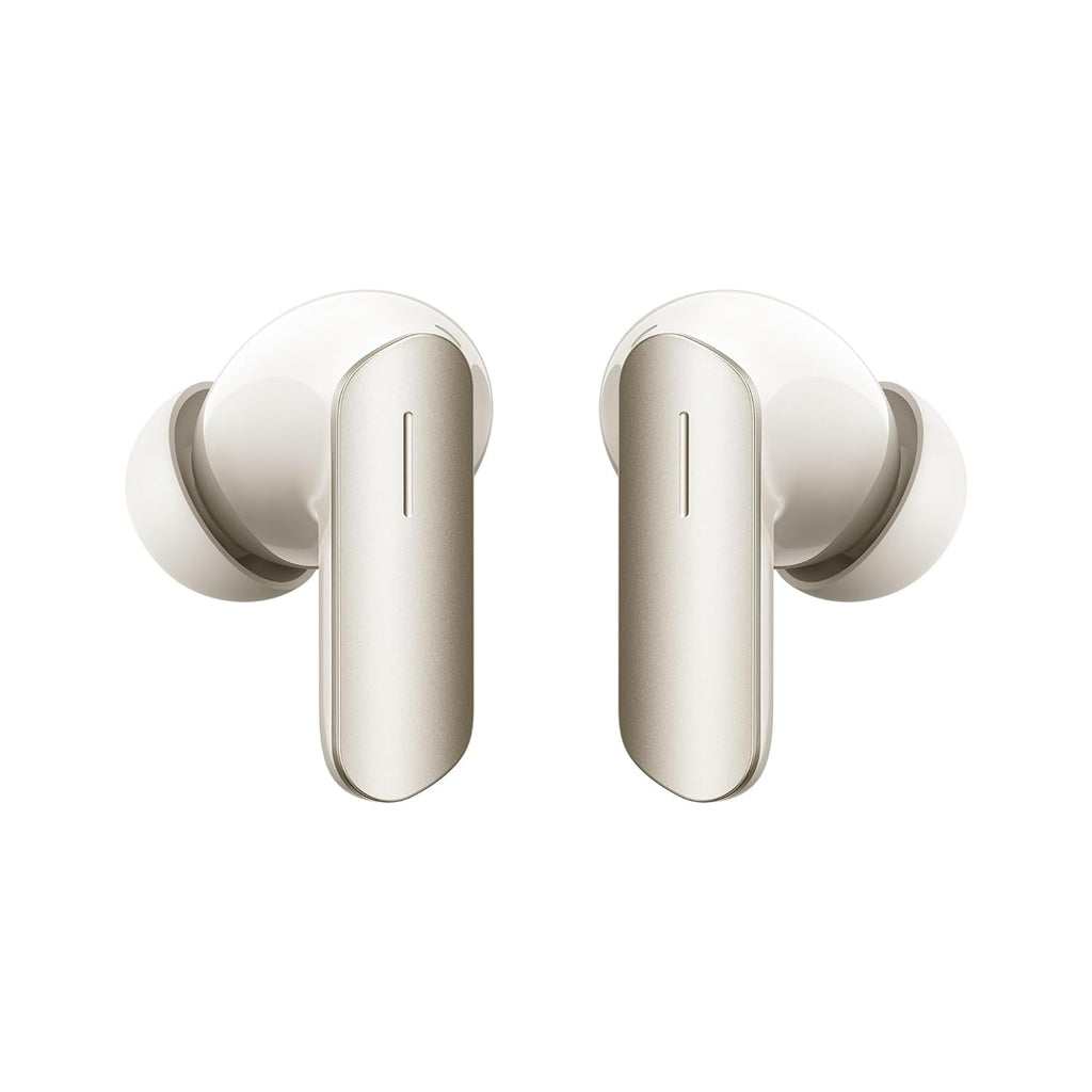 realme Buds Air 7,12.4mm Dynamic Bass Drivers,52Hrs Playtime,52dB Hybrid ANC,6 Mic ENC,45ms Low Latency,360° Spatial Audio,Hi-Res LHDC,IP55 Dust & Water Resistant,True Wireless TWS BT v5.4(Ivory Gold)