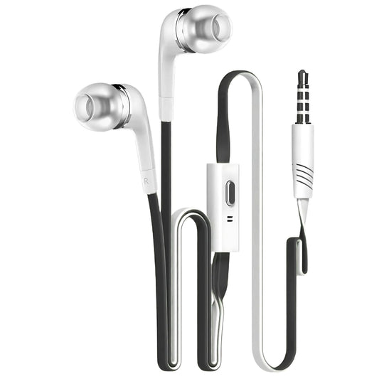 GEARZTOUCH GSP in Ear 3.5mm Wired Earphones with in Line HD Mic, Powerful Audio, Clear Sound, Noise Isolation with Precise Bass, Unique Earbuds Design,in line Controls,Wide Compatibility(Black)