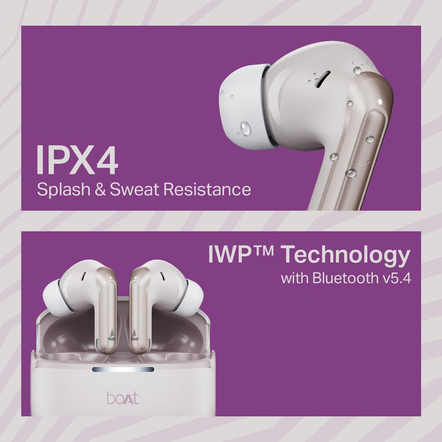 boAt 2025 Launch Airdopes 219, 4Mics ENx Tech, 40 Hrs Battery, Best in Segment for Calling, Free Music Streaming, 13mm Drivers, Bluetooth Earbuds, TWS Ear Buds Wireless Earphones with mic (Ivory Mist)