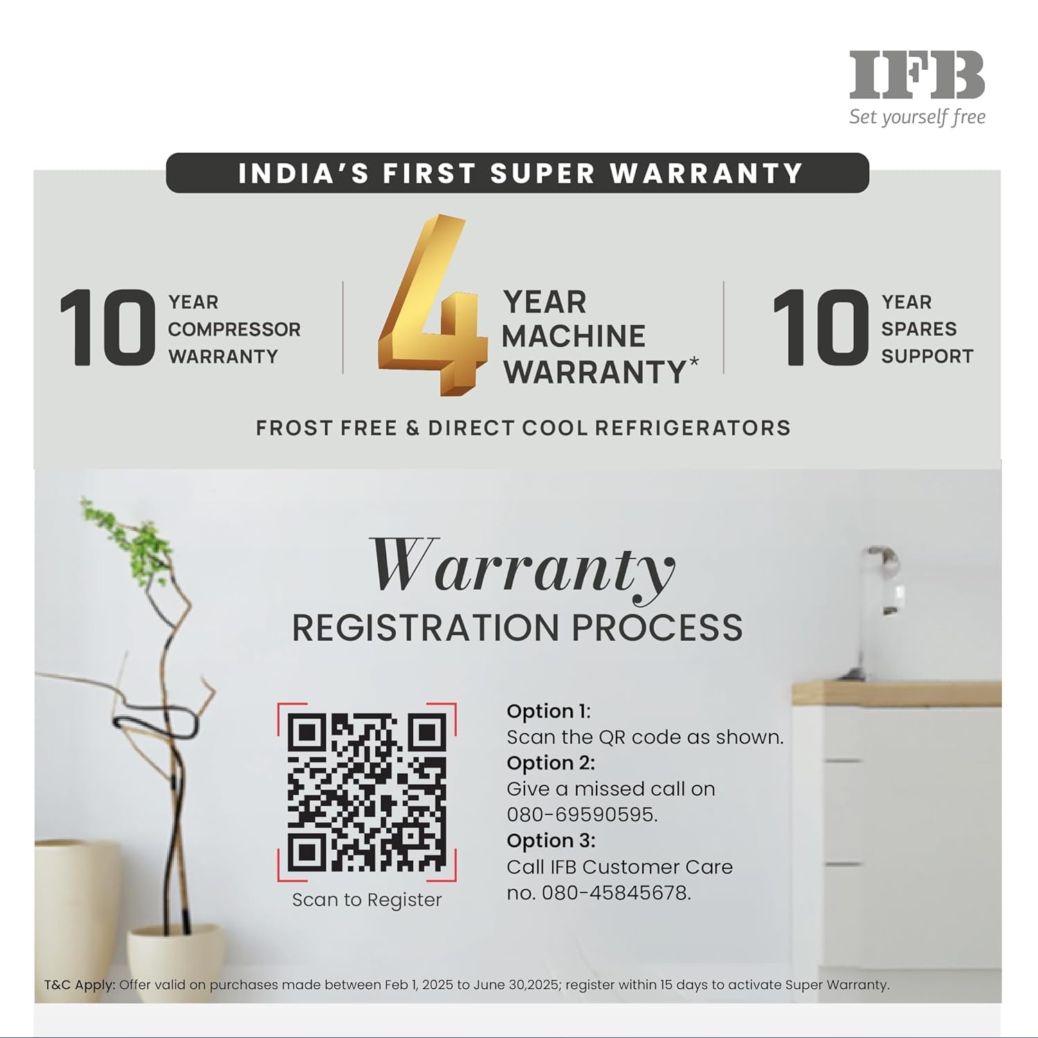 IFB 187L 4 Star Direct Cool Advanced Inverter Single Door Refrigerator (IFBDC-2134DBNED, Divine Bliss-Blue, Humidity Controller, Extraordinary Space with Base Drawer)