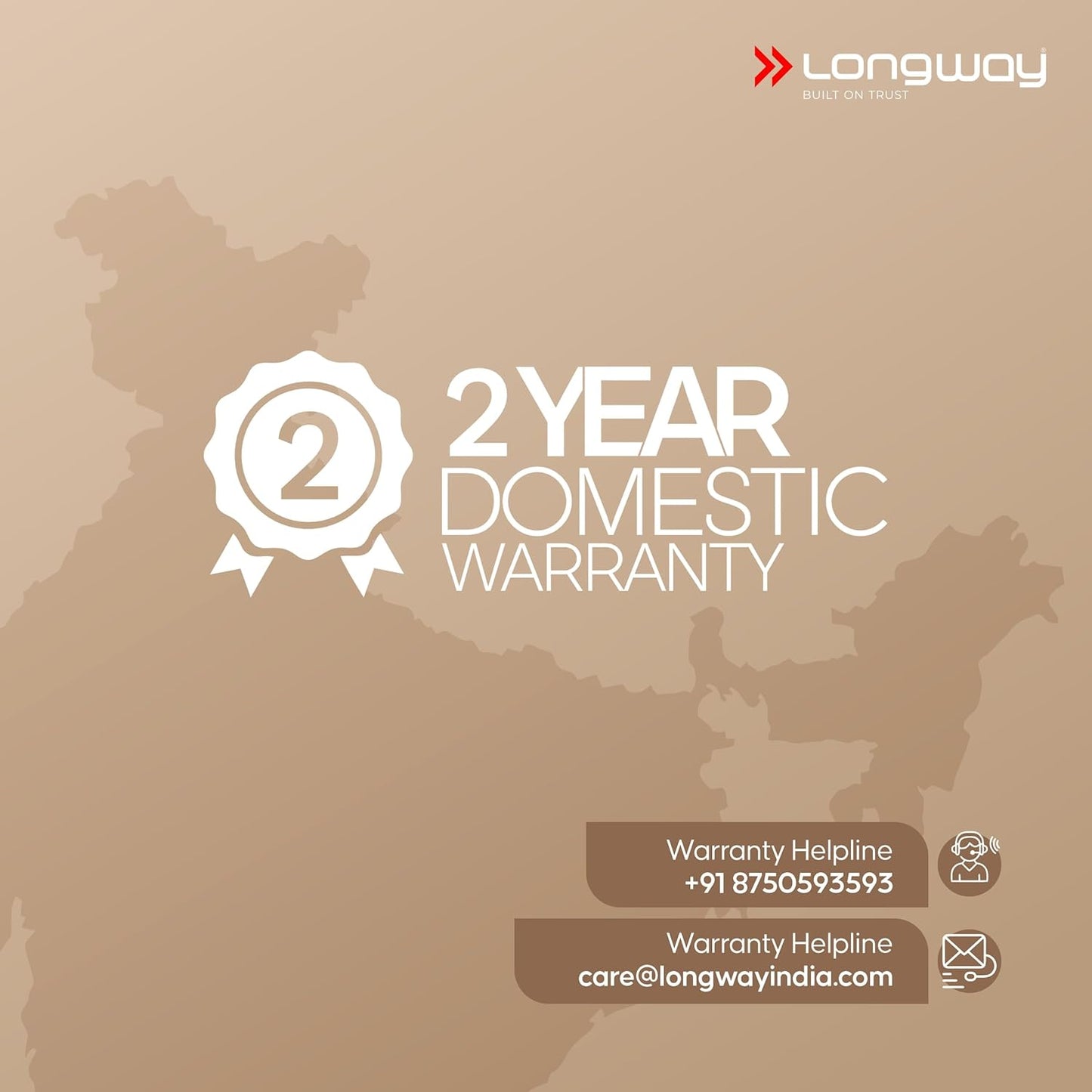 LONGWAY Kiger P2 1200 mm/48 inch Ultra High Speed 3 Blade Anti-Dust Decorative Star Rated Ceiling Fan (Smoked Brown, Pack of 2)